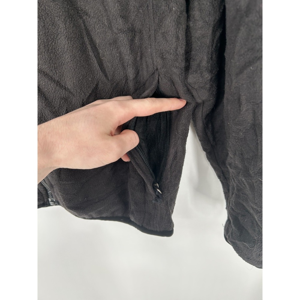 The North Face Fleece Jacket Womens Medium Zipper Pockets Mock Neck Full Zip Up - Picture 5 of 6